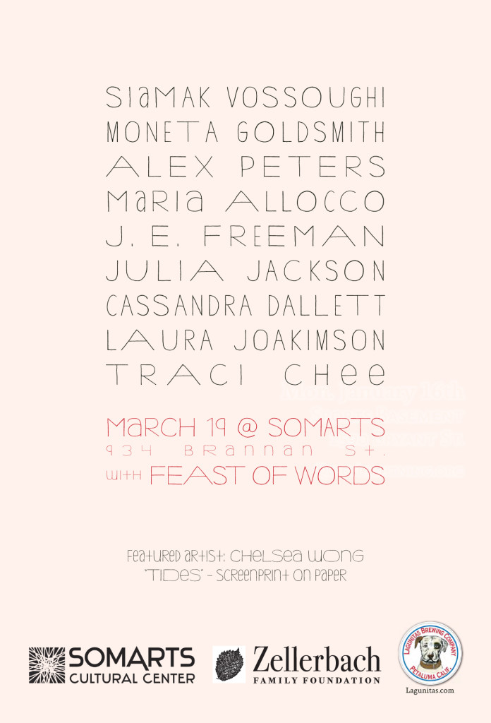 Quiet Lightning + Feast of Words on March 19th, 2013